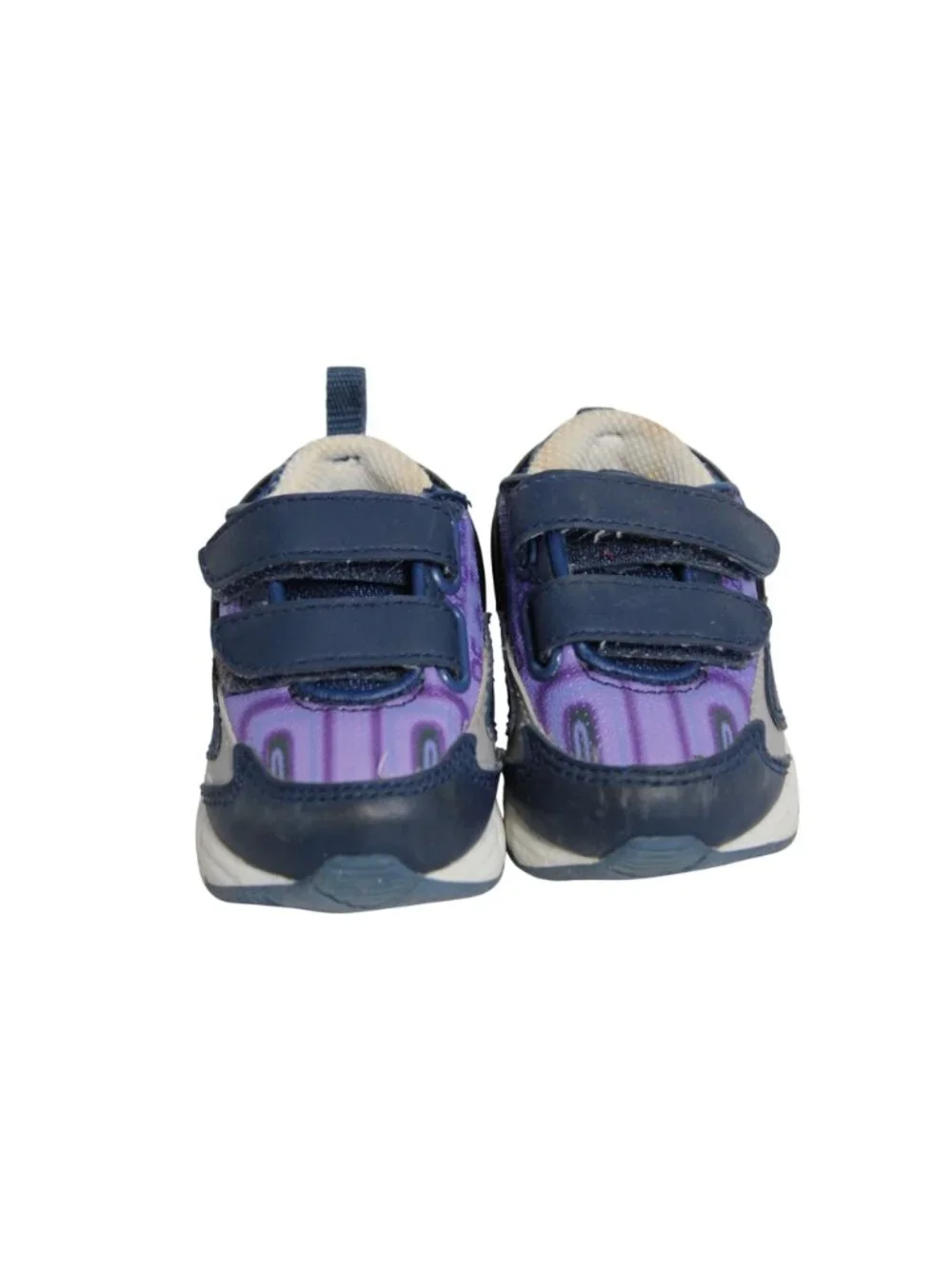 Athletic Works Blue Purple Baby Sneakers Kids Shoe Size 2
